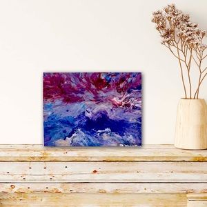 Handmade original fluid artwork